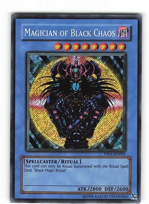 Yugioh MAGIER DES SCHWARZEN CHAOS , pp01-en001 Secret Rare englisch Near Mint  - Bild 1 von 2