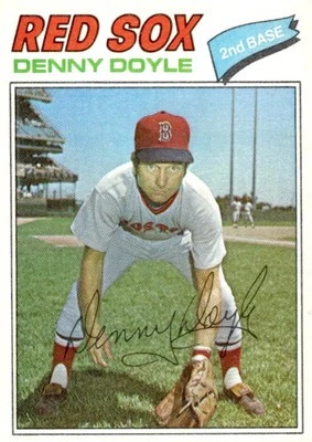 1977 Topps #336 Denny Doyle Boston Red Sox - Image 1 of 2