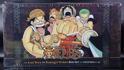 One Piece Box Set: East Blue & Baroque Works, Vo. 1-23 + Mini Comic & Poster - Image 1 of 4
