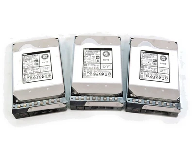 3x DELL 10TB SAS 12Gb/s 4Kn Enterprise HDD 7.2K 3.5" Drive UNTESTED - Image 1 of 4