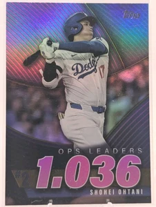 2025 Topps Series 2 Shohei Ohtani #OPS-2 Insert Pink Foil SSP 1:1,016 Wow! - Picture 1 of 2