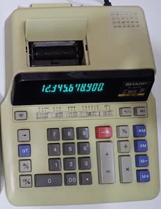 Sharp EL2607R Desktop Calculator - Picture 1 of 12