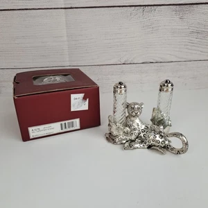 Vintage 1998 Arthur Court Jaguar Salt & Pepper Set - Picture 1 of 18
