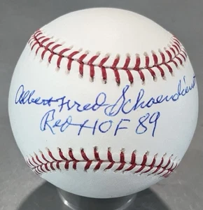 Albert Fred Schoendienst Red Autographed Signed OMLB Cardinals HOF 89 PSA - Picture 1 of 2