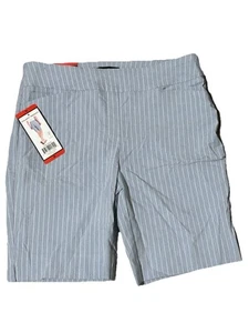 Woman’s Medium Striped Shorts New With Tags - Picture 1 of 5