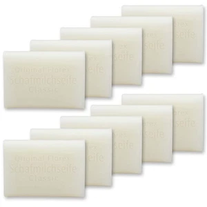 Florex Hofer sapone per latte di pecora quadrato 10x100 g, lavabi classici - Foto 1 di 4