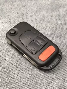 Mercedes Benz ML 320 430 500 SLK 230 Key Fob CASE Shell and Blade Brand New - Picture 1 of 7