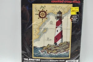 Dimensions 1995 The Maritime Counted Cross Stitch Kit 5x7 #6679 - Picture 1 of 4
