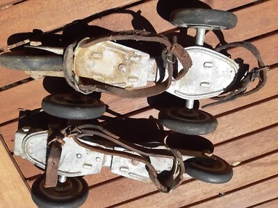 Rare Anciens Patins à Roulettes 3 Roues marque SPEEDY Collection Vintage - Photo 1/4