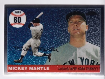 Mickey Mantle 2007 Topps Chrome Run History Card # 60 - Image 1 of 2