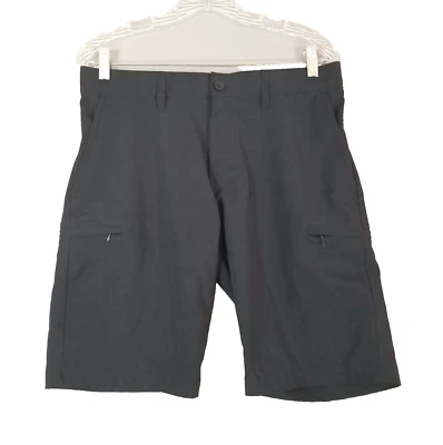 Nat Nast shorts men's 30 x 10.5 black Dri-Fit Flex stretch cargo pockets preppy - Image 1 of 4