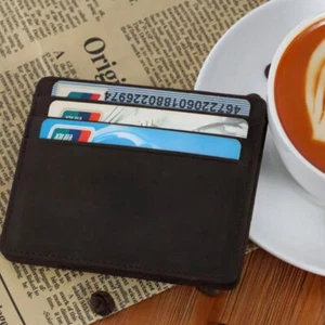 PORTAFOGLIO PORTAMONETE MAGIC WALLET PORTA CARTE DI CREDITO RACC.IN CUOIO - Foto 1 di 10