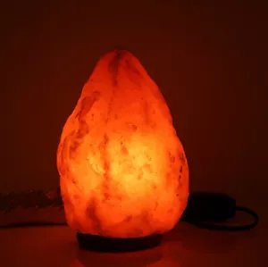 Himalaya dunkelrosa Salzlampe Premium handgeschnitzt 100% natürliche organische Heilung - Bild 1 von 32