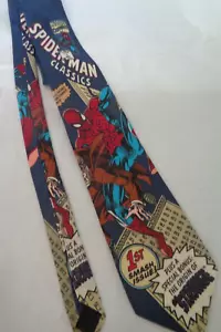 Men's -Spiderman Classics - Comic Book Strange - Neck Tie - Picture 1 of 1