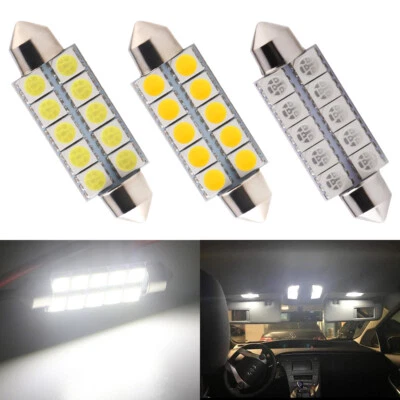 578 212-2 Led Bulb 44mm Festoon Bulb 211-2 214-2 579 LED Interior Map Dome Light - Image 1 of 4