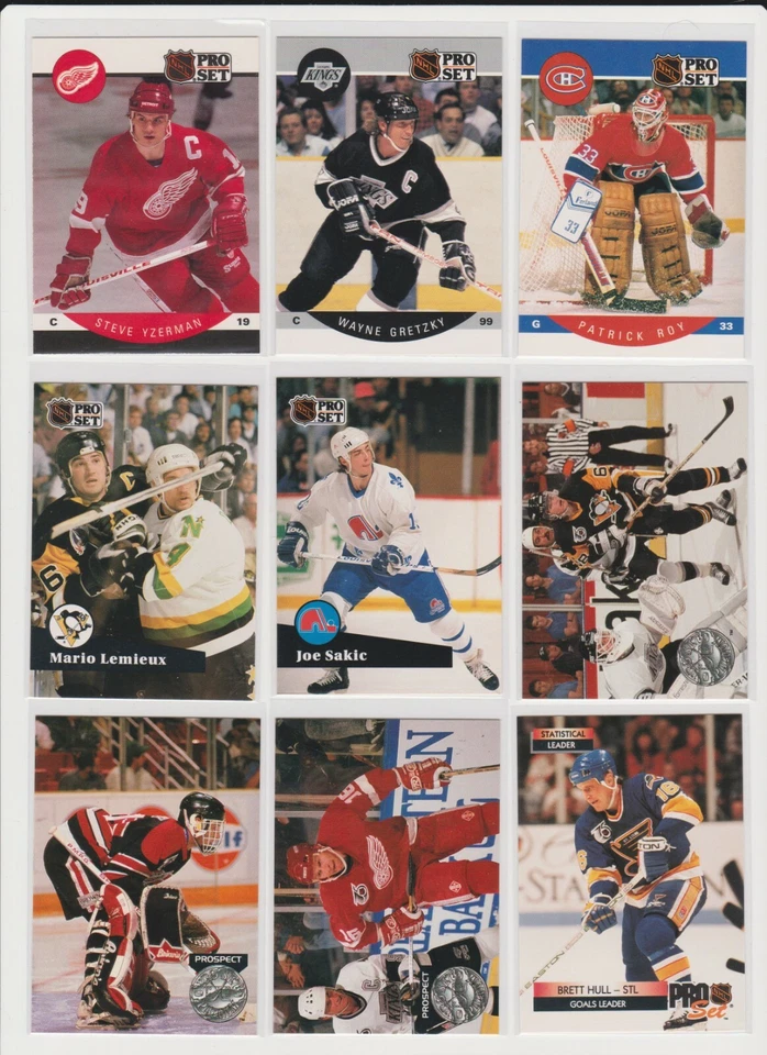 Misc. Pro Set Hockey U-pick NM you pick base stars RC rookie insert HOF - Image 1 of 1