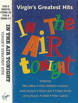 Various ‎In The Air Tonight CASSETTE ONE ONLY ALBUM MEAT LOAF UB40 OMD ENIGMA - Image 1 of 4