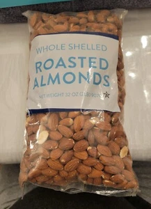 Lot/8- 2LBS - California Roasted Almonds, USDA Pearl Crop Unsalted Fresh  Kosher - Picture 1 of 3