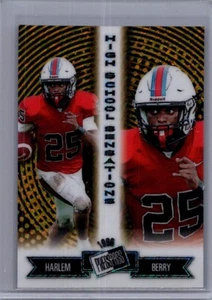 Harlem Berry 2024 Leaf Football 1/1 Pre Production Proof - Bild 1 von 1