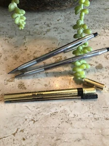 Vtg Cross Century Executive Chrome Ballpoint Pen & Pencil With Ink Refill - Picture 1 of 3