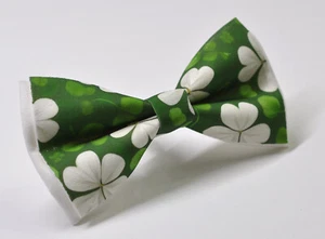 Feliz Día de San Patricio Trébol Verde Pajarita para Hombre/Jóvenes/Niño - Imagen 1 de 4