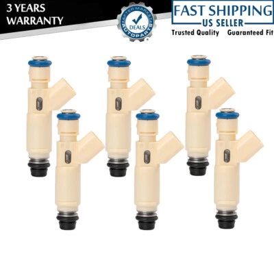6X Fuel Injector For 2001-2002-2003 Mazda Tribute Ford Escape 3.0L V6 1955003520 - Изображение 1 из 4