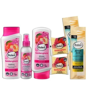 7er Set Balea: 1xShampoo Seidenglanz, 1x Spülung, 1xSprühpflege, 4xHaarkur - Bild 1 von 1