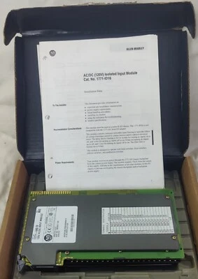 Allen-Bradley 1771-IAD PLC-5 Digital Input Module 120V AC/DC, 16 Input, Series D - Image 1 of 4
