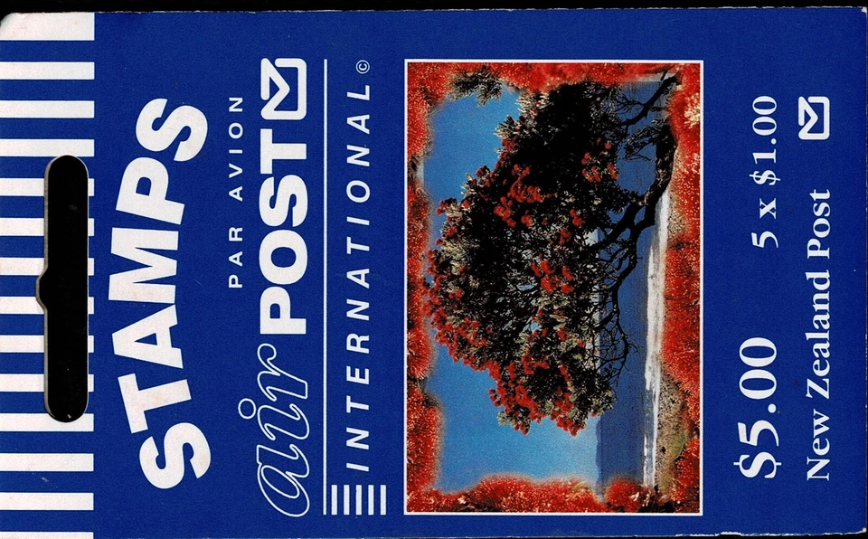 NEW ZEALAND - 1996 AIRPOST INTERNATIONAL BOOKLET - Sc#SB 81 - CTO - NZ 77 - Image 1 of 1