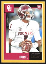 2020 Score Jalen Hurts #358 Scorecard    Oklahoma Sooners  1L