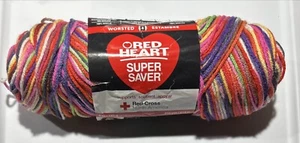 1 RED HEART SUPER SAVER en MARIPOSA 236 oz 5 oz E300 - Imagen 1 de 6