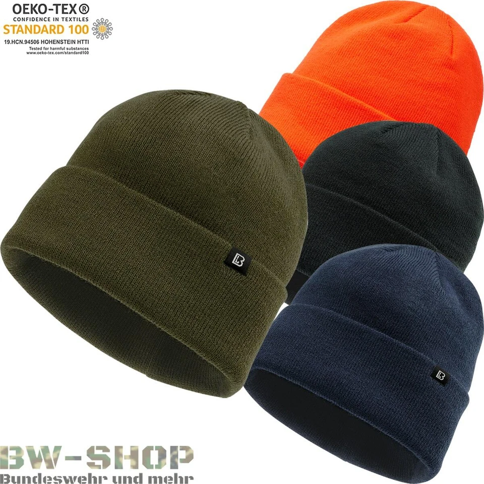 BRANDIT WATCHCAP ARMY ROLLSTRICKMÜTZE BW STRICKMÜTZE WINTERMÜTZE JAGD MÜTZE