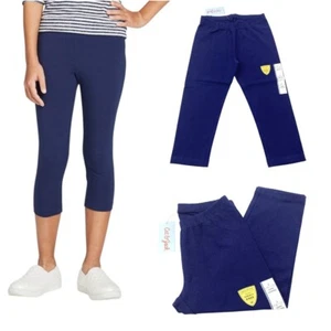 Cat & Jack Girls Size L 10/12 Capri Legging Nightfall Blue - Picture 1 of 9
