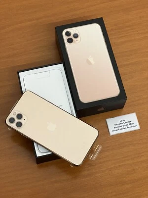 NEW BOXED Apple iPhone 11 Pro Max 64GB Gold 4G Unlocked 6.5” - Un-Activated UK - Image 1 of 4