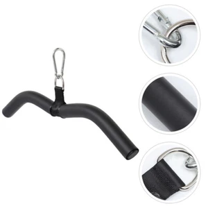 Steel Fitness Tool Straight Bar Cable Attachment Muscle Trainer - Picture 1 of 12