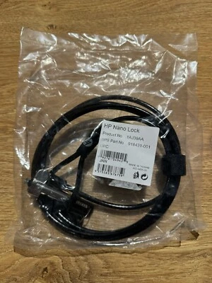 New Sealed HP Nano Keyed Cable Lock 1AJ39AA / 918431-001 - Image 1 of 2