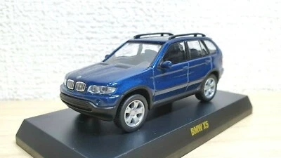 1/64 Kyosho BMW X5 AZUL modelo de coche fundido a presión Foto 1 de 3