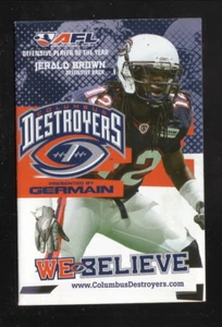 Columbus Destroyers--2007 Pocket Schedule--Vincent Direct--AFL - Picture 1 of 2