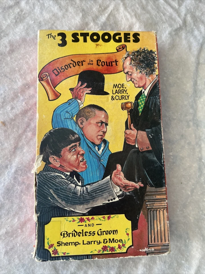 The Three Stooges Disorder in the Court (Moe Larry,Curly) VHS 1985 - Image 1 of 1