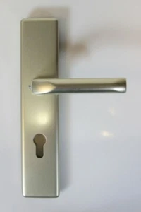 Hoppe Juego de Manijas Puerta Wohnungstür-schutz-grt. Aluminio Alpaca F2 London - Imagen 1 de 2