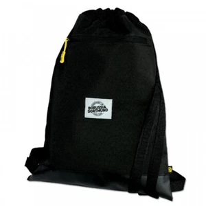 Borussia Dortmund Turnbeutel - Label grau - Sportbeutel Gymbag BVB 09 - Bild 1 von 5