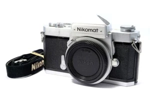 [EXC] Nikon Nikomat Silver 35mm Film Camera Body Only From JAPAN #211221 - Picture 1 of 12