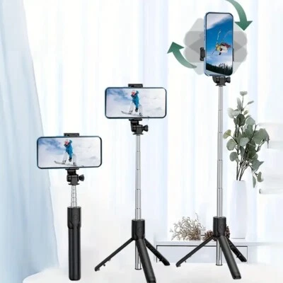 26" Selfie Stick Tripod, Bluetooth Selfie Stick, Portable Selfie Tripod Stand - Image 1 of 4