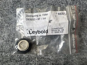 Leybold 88351 Zentrierring mit Sintermetall ISO-K Feinfilter Neu - Bild 1 von 10