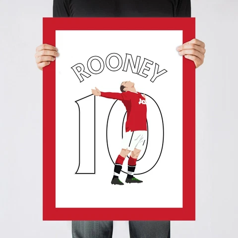 Wayne Rooney Bicycle Kick, 2011 Man. United Print/Poster/Wall-Art [Part 3/3] Cover