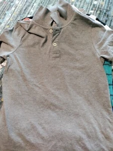Boys ARIZONA Gray Polo Shirt Short Sleeve M 10/12 Regular - Picture 1 of 1