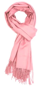 Rosa Pashmina Halstuch Damen Abschlussball Uni Schal Oversize Groß Schal Hochzeit Outfit - Bild 1 von 6