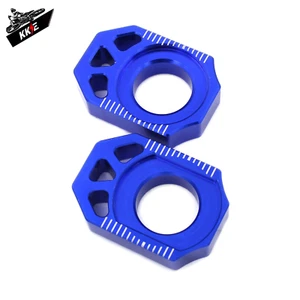 22MM Chain Axle Adjuster Blocks Fit YAMAHA YZ125/250 02-2022 YZ250F/450F 2003-08 - Picture 1 of 12