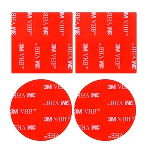 4 Pack Heavy Duty Round Double-Sided Tape (2-inch Diameter) - 3M VHB Adhesive - Picture 1 of 3