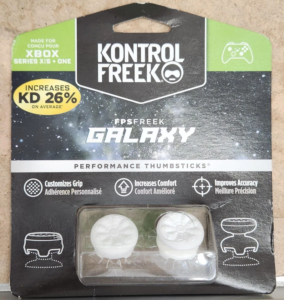 Kontrol Freek White Galaxy FPS Performance Thumb Grips Xbox Series X/S New - Image 1 of 1